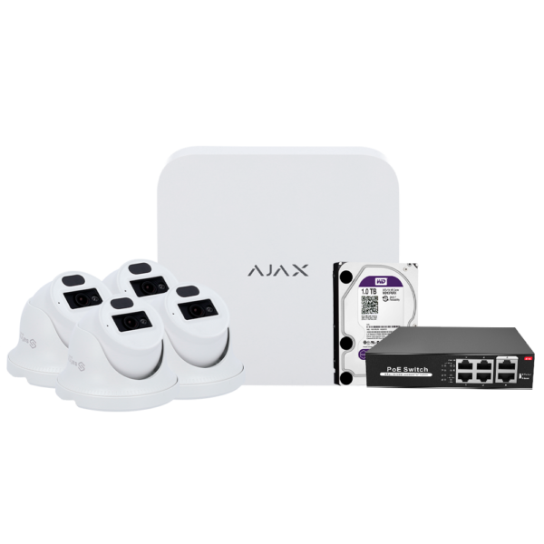 Kit de videovigilancia Ajax