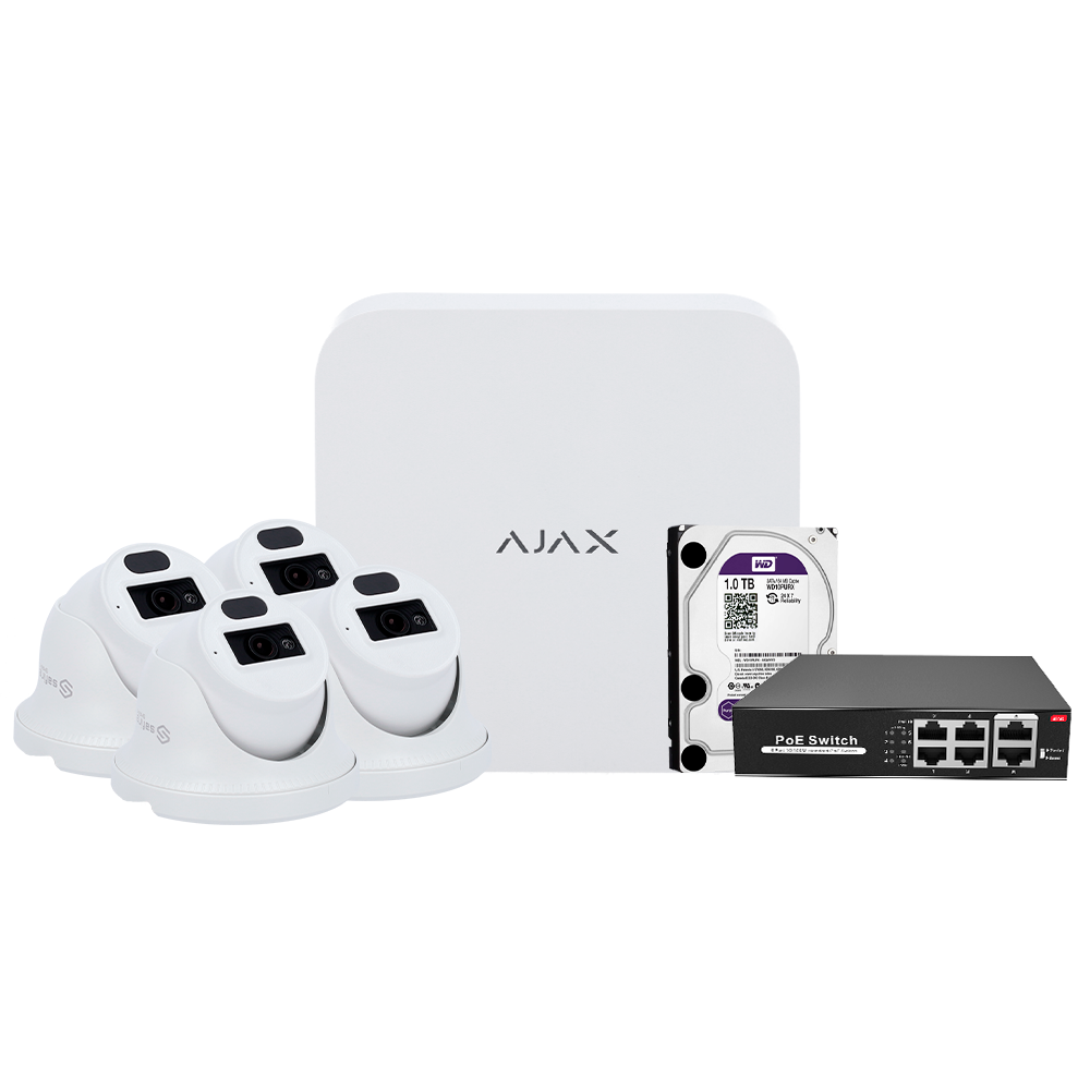 Kit de videovigilancia Ajax