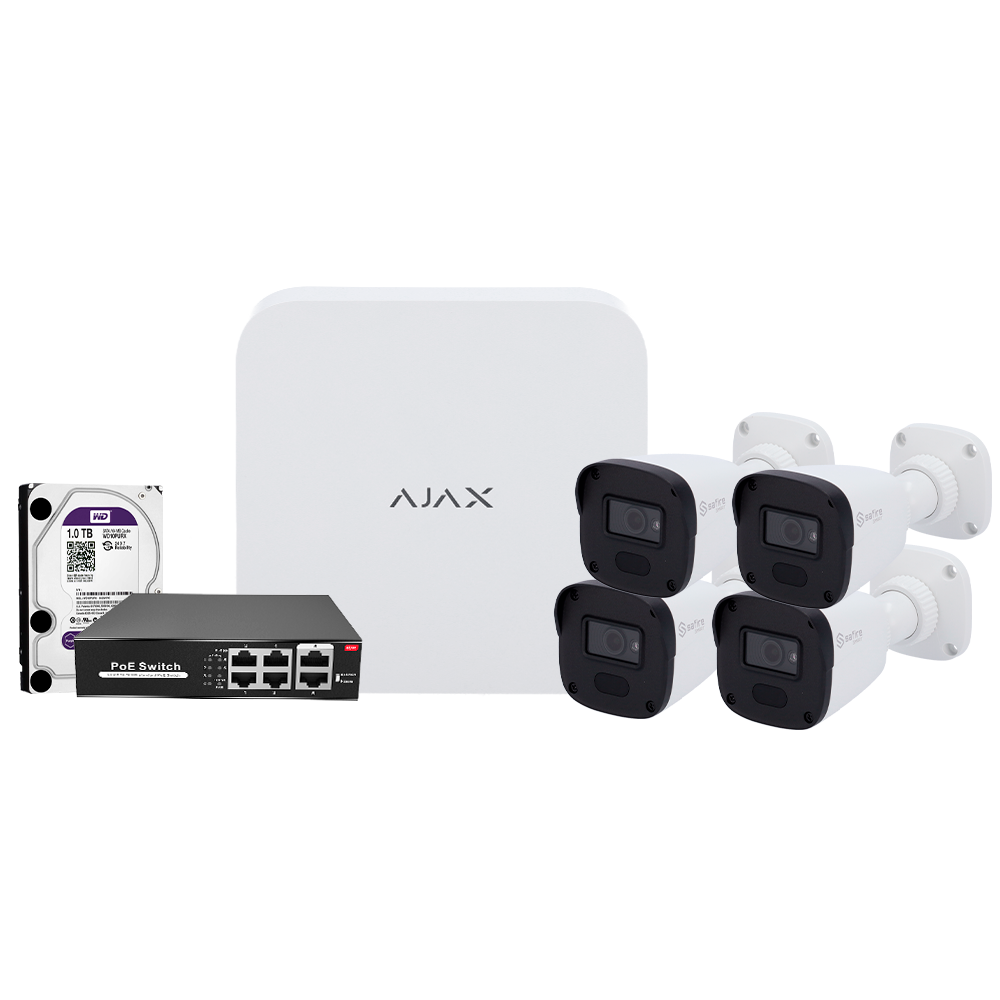 Kit de videovigilancia Ajax